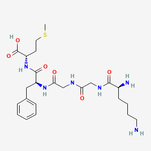 L-Lysylglycylglycyl-L-phenylalanyl-L-methionine