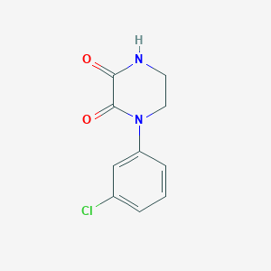 1-(3-Chlorophenyl)piperazine-2,3-dione