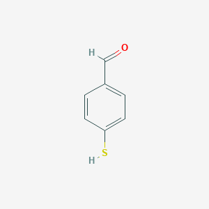 molecular formula C7H6OS B142403 4-巯基苯甲醛 CAS No. 91358-96-2