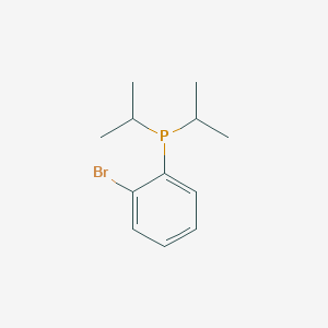 molecular formula C12H18BrP B14240322 (2-Bromophenyl)di(propan-2-yl)phosphane CAS No. 594863-40-8