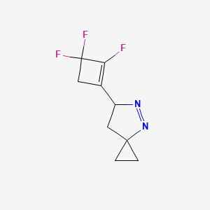 6-(2,3,3-Trifluorocyclobut-1-en-1-yl)-4,5-diazaspiro[2.4]hept-4-ene