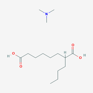 2-butyloctanedioic acid;N,N-dimethylmethanamine