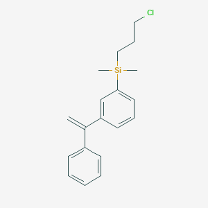 Silane, (3-chloropropyl)dimethyl[3-(1-phenylethenyl)phenyl]-