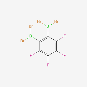 1,2-Bis(dibromoboryl) tetrafluorobenzene