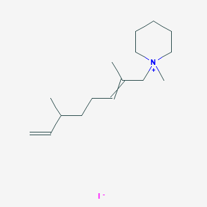 1-(2,6-Dimethylocta-2,7-dien-1-YL)-1-methylpiperidin-1-ium iodide