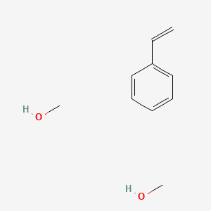 Methanol--ethenylbenzene (2/1)