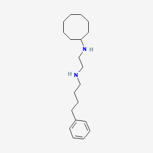 molecular formula C20H34N2 B14240403 N'-cyclooctyl-N-(4-phenylbutyl)ethane-1,2-diamine CAS No. 627521-76-0