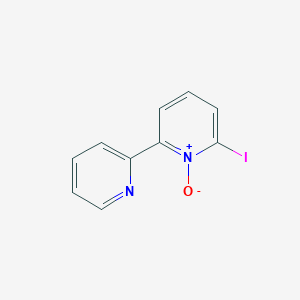 molecular formula C10H7IN2O B14240408 2-Iodo-1-oxo-6-(pyridin-2-yl)-1lambda~5~-pyridine CAS No. 205052-96-6