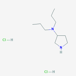 molecular formula C10H24Cl2N2 B1424042 N,N-Dipropyl-3-pyrrolidinamine dihydrochloride CAS No. 1220038-27-6