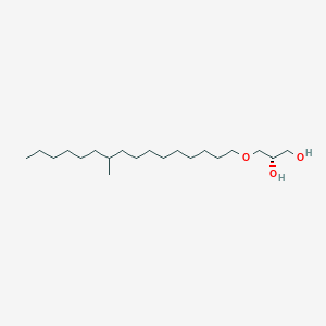 molecular formula C20H42O3 B14240443 (2S)-3-[(10-Methylhexadecyl)oxy]propane-1,2-diol CAS No. 256446-75-0