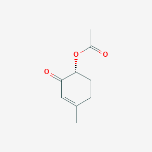 (1R)-4-Methyl-2-oxocyclohex-3-en-1-yl acetate