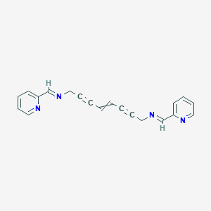 (E,E)-N,N'-(Oct-4-ene-2,6-diyne-1,8-diyl)bis[1-(pyridin-2-yl)methanimine]