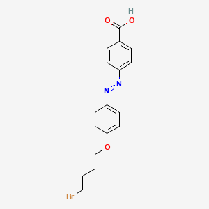 Benzoic acid, 4-[[4-(4-bromobutoxy)phenyl]azo]-