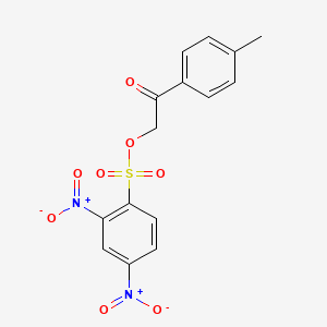 2-(4-Methylphenyl)-2-oxoethyl 2,4-dinitrobenzene-1-sulfonate