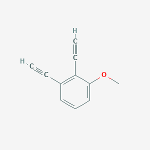 molecular formula C11H8O B14240503 1,2-Diethynyl-3-methoxybenzene CAS No. 412041-47-5