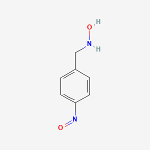 molecular formula C7H8N2O2 B14240522 N-Hydroxy-1-(4-nitrosophenyl)methanamine CAS No. 337905-57-4