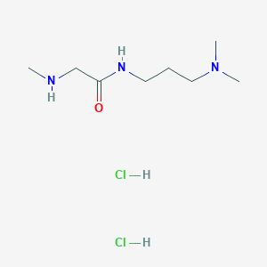 molecular formula C8H21Cl2N3O B1424053 N-[3-(二甲氨基)丙基]-2-(甲基氨基)-乙酰胺二盐酸盐 CAS No. 1220036-48-5