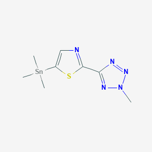 2-Methyl-5-[5-(trimethylstannyl)-1,3-thiazol-2-yl]-2H-tetrazole