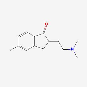 1H-Inden-1-one, 2-[2-(dimethylamino)ethyl]-2,3-dihydro-5-methyl-