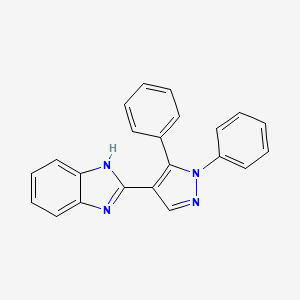 2-(1,5-Diphenyl-1H-pyrazol-4-yl)-1H-benzimidazole