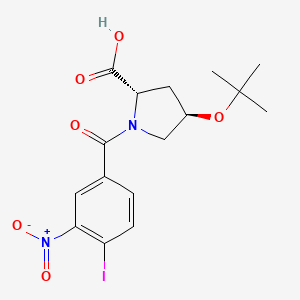 (4R)-4-tert-Butoxy-1-(4-iodo-3-nitrobenzoyl)-L-proline