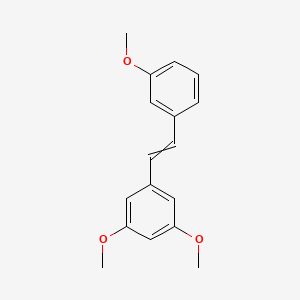 1,3-Dimethoxy-5-[2-(3-methoxyphenyl)ethenyl]benzene