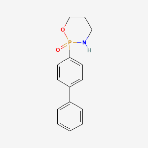 2-([1,1'-Biphenyl]-4-yl)-1,3,2lambda~5~-oxazaphosphinan-2-one