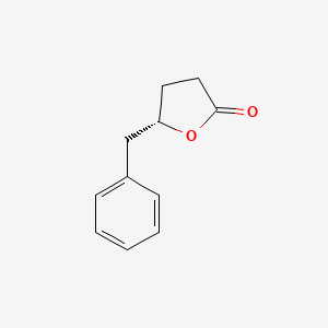 2(3H)-Furanone, dihydro-5-(phenylmethyl)-, (5S)-