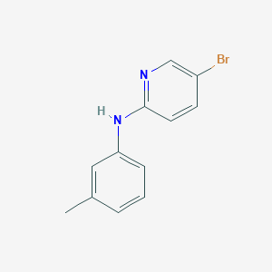 molecular formula C12H11BrN2 B1424061 N-(5-Bromo-2-pyridinyl)-N-(3-methylphenyl)amine CAS No. 1219964-39-2