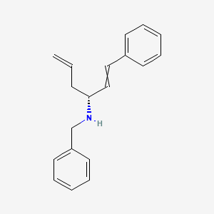 molecular formula C19H21N B14240629 (3R)-N-Benzyl-1-phenylhexa-1,5-dien-3-amine CAS No. 206768-91-4