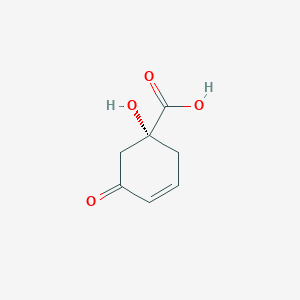 (1R)-1-hydroxy-5-oxocyclohex-3-ene-1-carboxylic acid