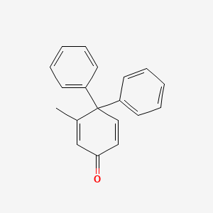 molecular formula C19H16O B14240692 3-Methyl-4,4-diphenylcyclohexa-2,5-dien-1-one CAS No. 189149-48-2