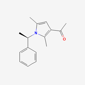 Ethanone, 1-[2,5-dimethyl-1-[(1R)-1-phenylethyl]-1H-pyrrol-3-yl]-