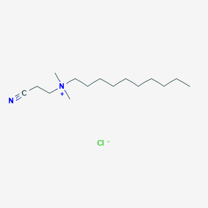 N-(2-Cyanoethyl)-N,N-dimethyldecan-1-aminium chloride