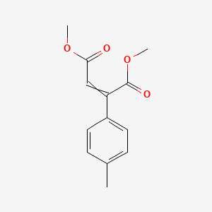 molecular formula C13H14O4 B14240754 Dimethyl 2-(4-methylphenyl)but-2-enedioate CAS No. 503174-71-8