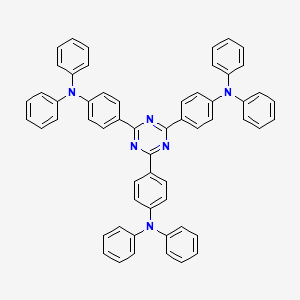 4-{4,6-Bis[4-(diphenylamino)phenyl]-1,3,5-triazin-2-yl}-N,N-diphenylaniline