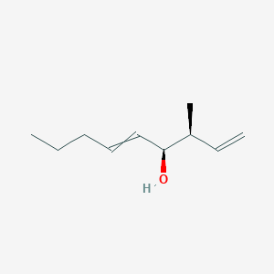 molecular formula C10H18O B14240770 (3S,4S)-3-Methylnona-1,5-dien-4-ol CAS No. 210036-31-0