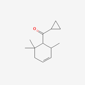 molecular formula C13H20O B14240836 Methanone, cyclopropyl(2,6,6-trimethyl-3-cyclohexen-1-yl)- CAS No. 444725-06-8