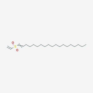 molecular formula C21H40O2S B14240880 1-(Ethenesulfonyl)nonadec-1-ene CAS No. 595557-03-2