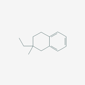 molecular formula C13H18 B14240904 2-Ethyl-2-methyl-1,2,3,4-tetrahydronaphthalene CAS No. 489438-21-3