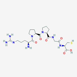 N~5~-(Diaminomethylidene)-L-ornithyl-L-prolyl-L-prolylglycyl-L-cysteine