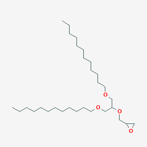 molecular formula C30H60O4 B14240929 2-({[1,3-Bis(dodecyloxy)propan-2-YL]oxy}methyl)oxirane CAS No. 337961-22-5