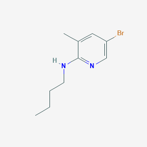 B1424096 N-(5-Bromo-3-methyl-2-pyridinyl)-N-butylamine CAS No. 1220034-20-7