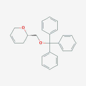 molecular formula C25H24O2 B14240962 2H-Pyran, 3,6-dihydro-2-[(triphenylmethoxy)methyl]-, (2S)- CAS No. 364730-56-3