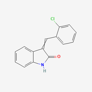 2H-Indol-2-one, 3-[(2-chlorophenyl)methylene]-1,3-dihydro-