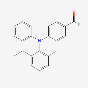 4-((2-Ethyl-6-methylphenyl)(phenyl)amino)benzaldehyde