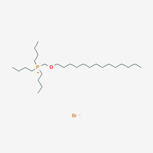 molecular formula C27H58BrOP B14241003 Tributyl[(tetradecyloxy)methyl]phosphanium bromide CAS No. 270911-12-1