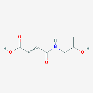 molecular formula C7H11NO4 B14241055 4-[(2-Hydroxypropyl)amino]-4-oxobut-2-enoic acid CAS No. 397849-55-7