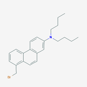 8-(Bromomethyl)-N,N-dibutylphenanthren-2-amine