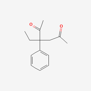 molecular formula C14H18O2 B14241099 3-Ethyl-3-phenylhexane-2,5-dione CAS No. 583887-47-2